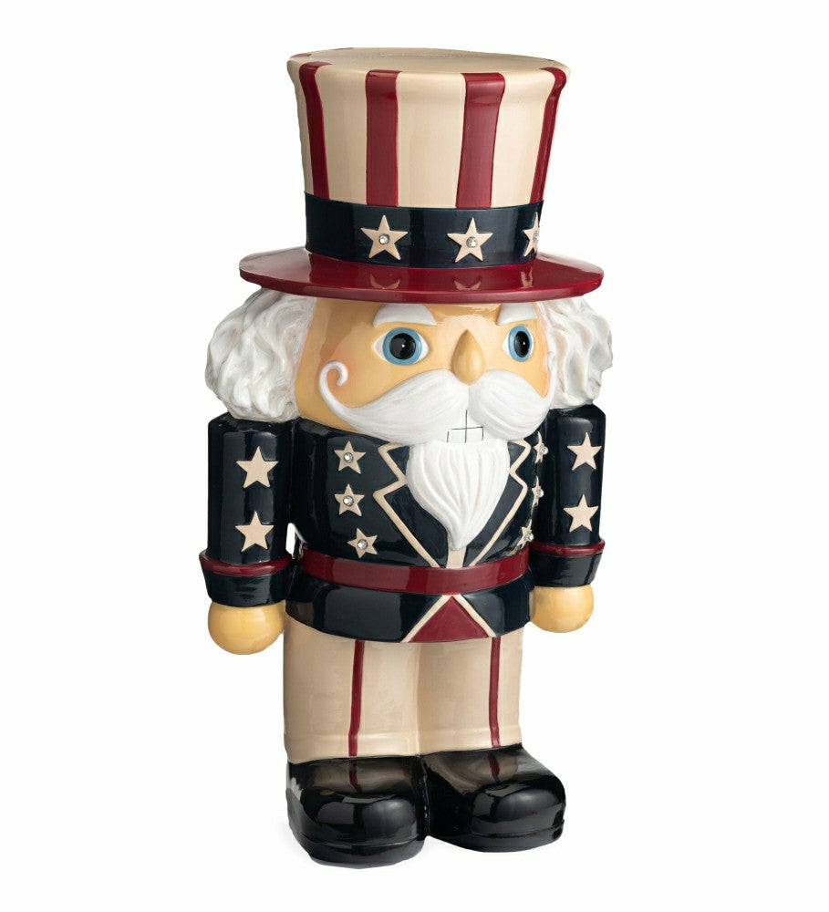 Plow & Hearth Uncle Sam LED Shorty Statuary