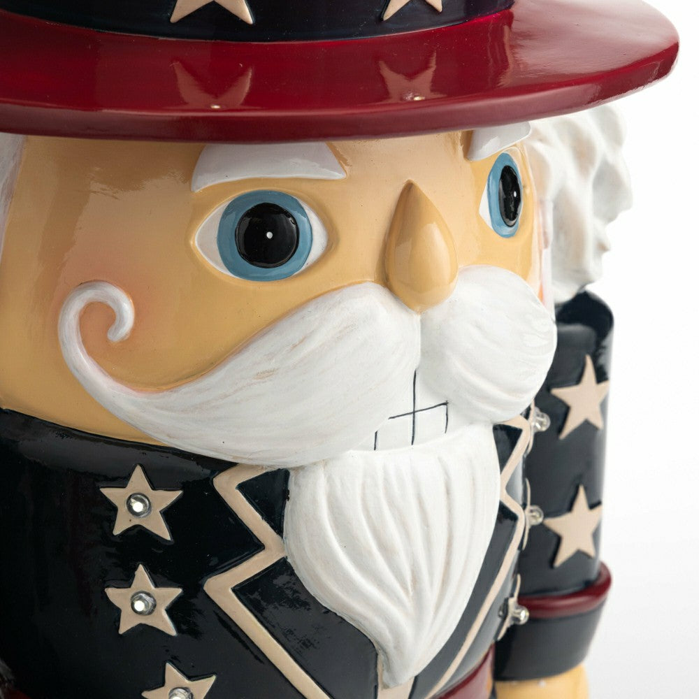 Plow & Hearth Uncle Sam LED Shorty Statuary