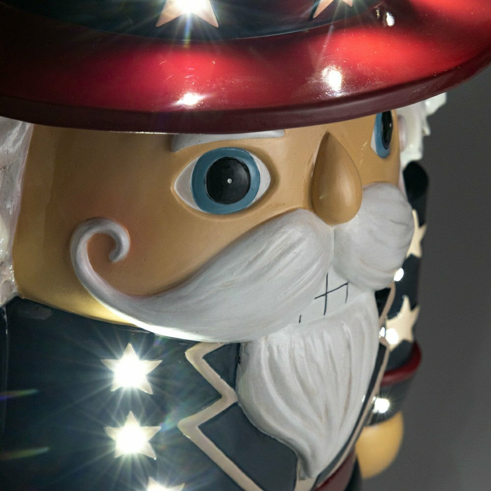 Plow & Hearth Uncle Sam LED Shorty Statuary
