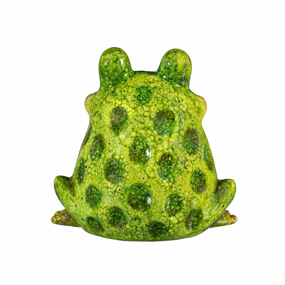 Plow & Hearth Frog Family Ceramic Statue, Set of 3, 7" H