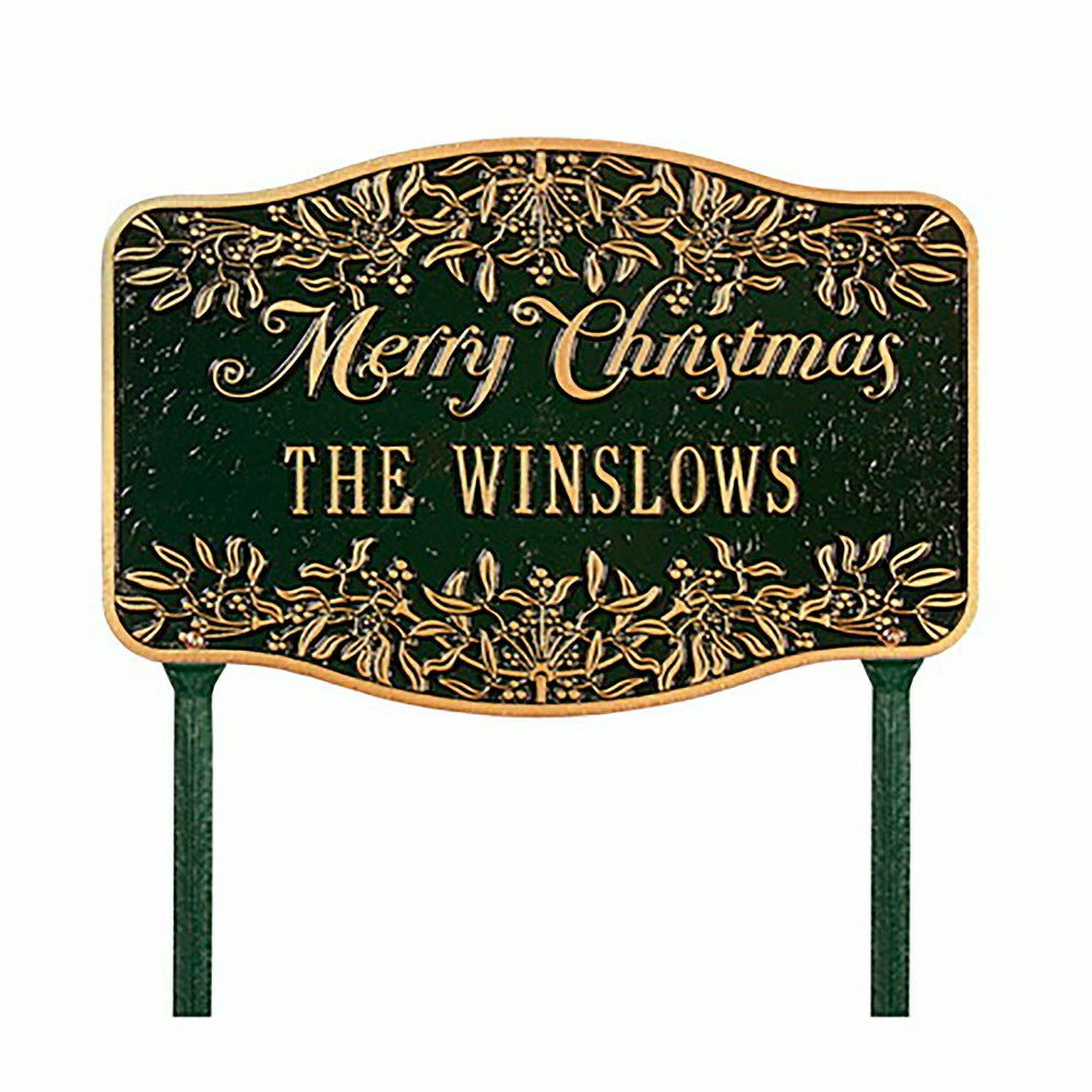 Plow & Hearth Personal Merry Christmas Yard Sign