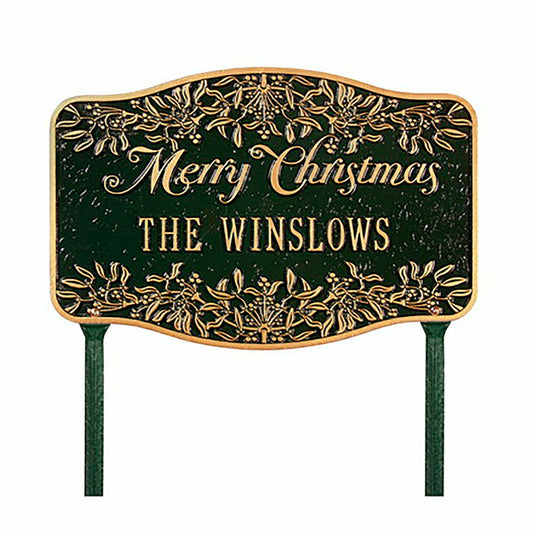 Plow & Hearth Personal Merry Christmas Yard Sign
