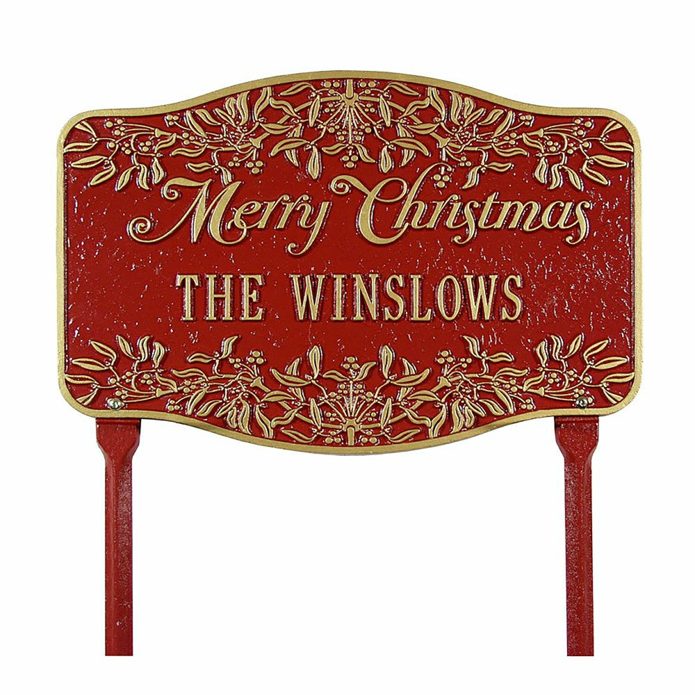 Plow & Hearth Personal Merry Christmas Yard Sign