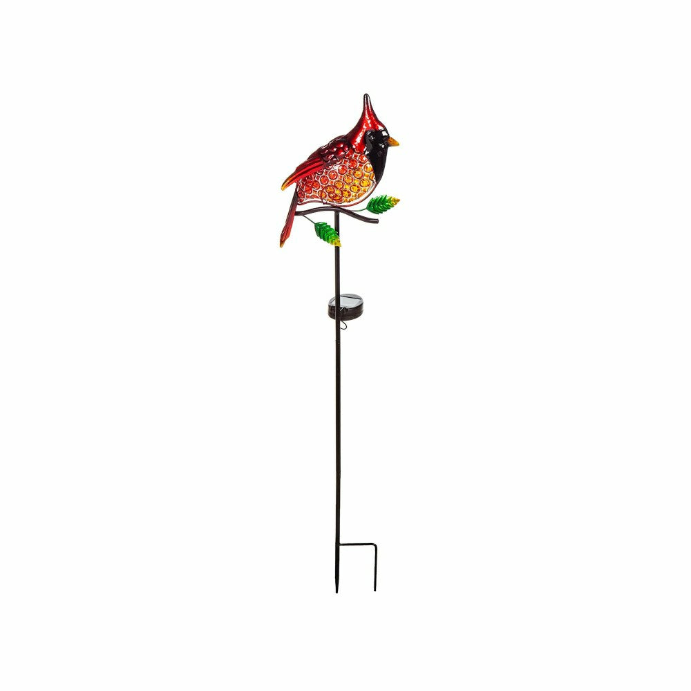 Plow & Hearth Cardinal Solar Garden Stake