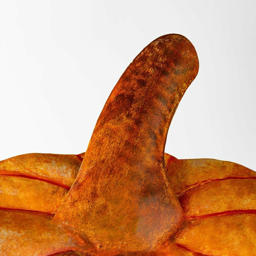Plow & Hearth Metal Pumpkin Garden Stakes, Set of 4