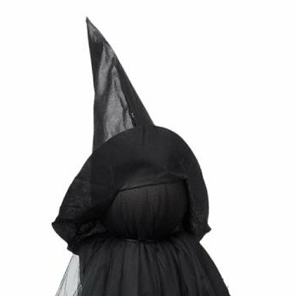 Plow & Hearth Set of 3 Glowing Halloween Garden Witches with Sparkled LED Dresses