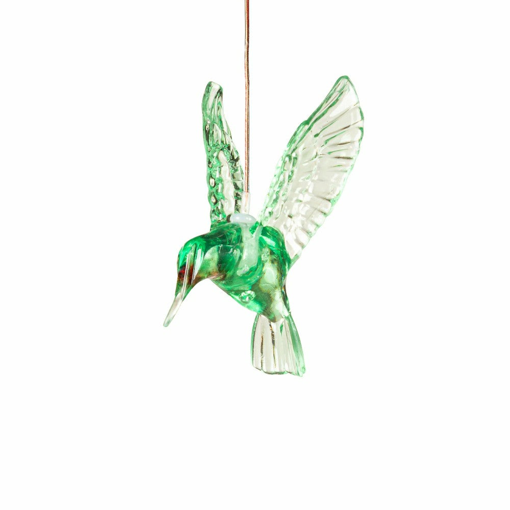 Plow & Hearth Mobile Solar Mobile Green Hummingbird