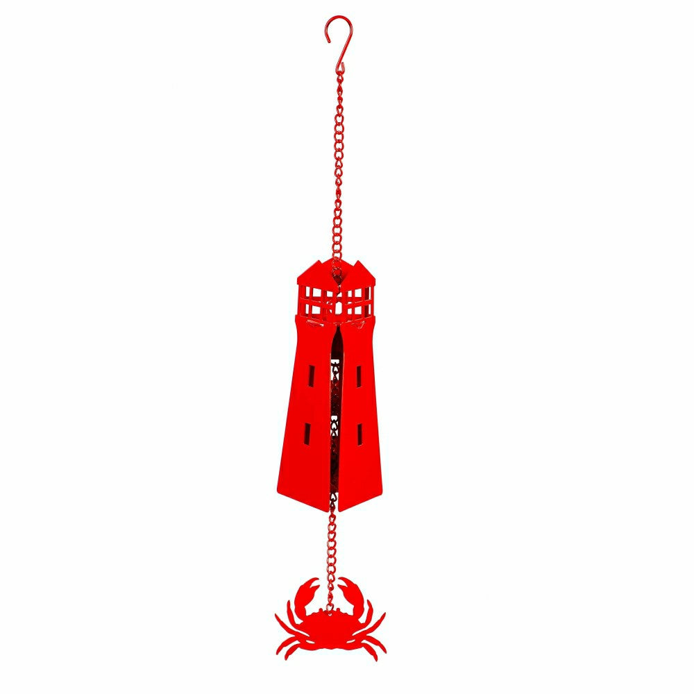 Plow & Hearth Metal Decorative Shaped Bell, Crab