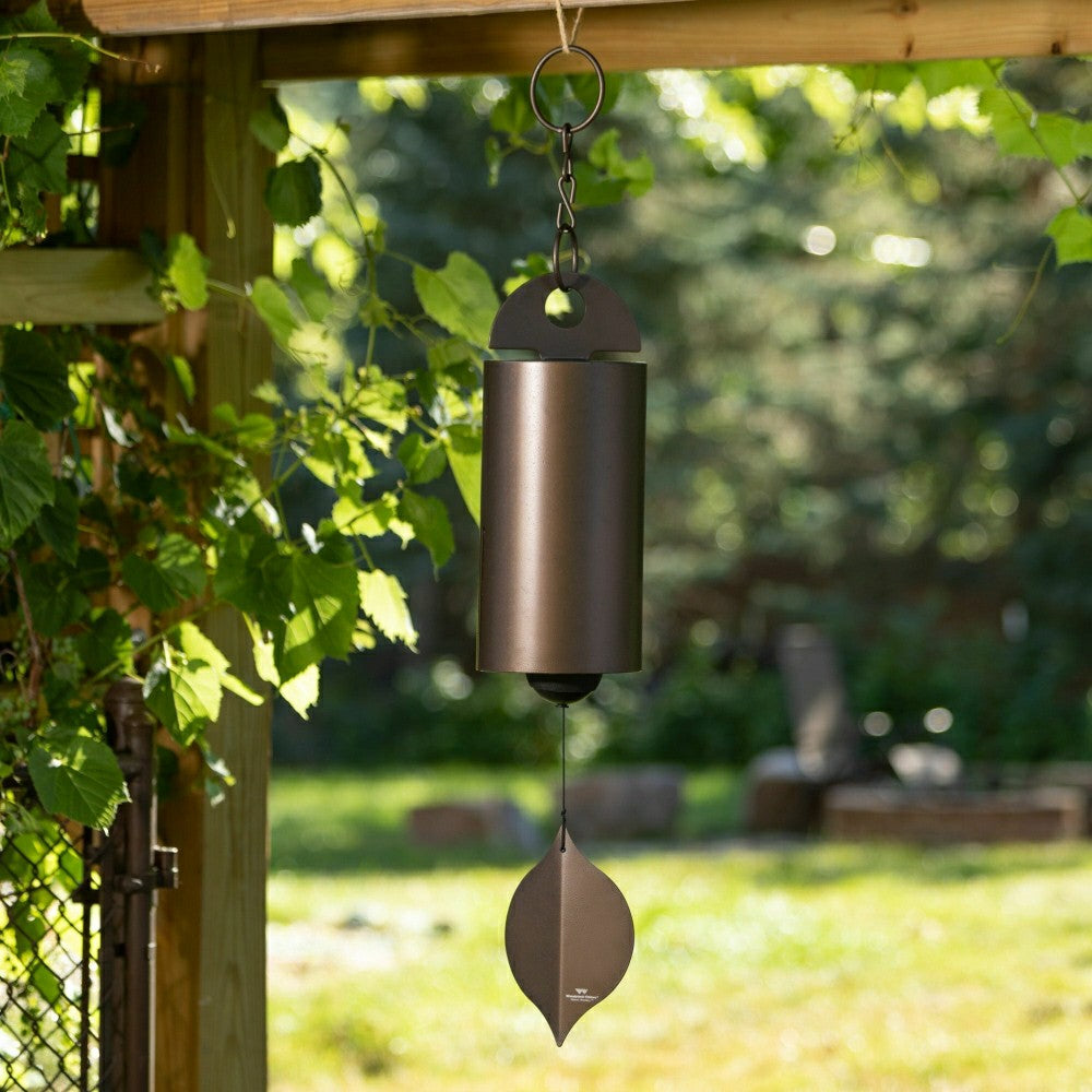 Plow & Hearth Heroic Windbell - Antique Copper LG
