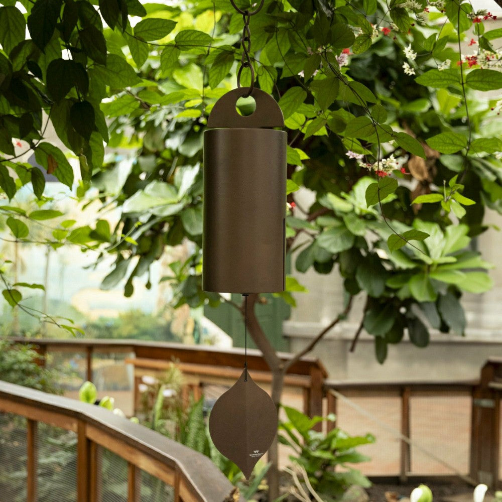 Plow & Hearth Heroic Windbell - Antique Copper LG
