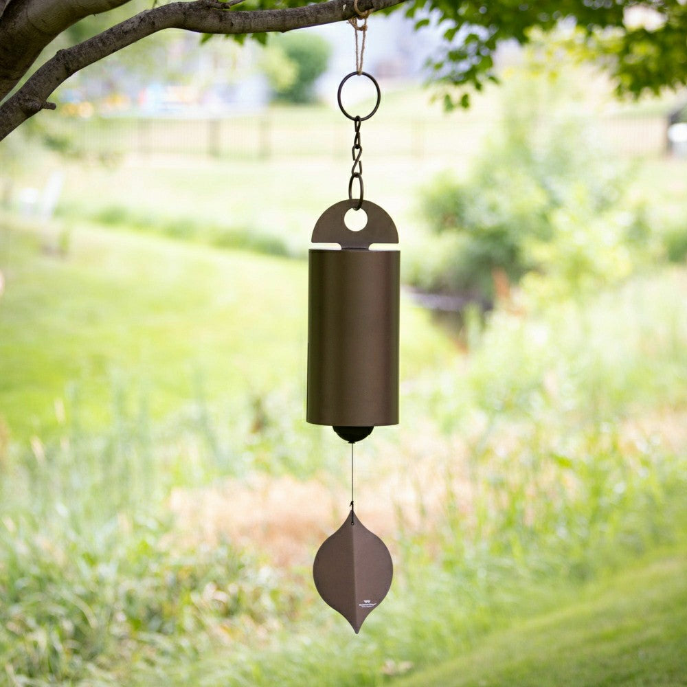 Plow & Hearth Heroic Windbell - Antique Copper LG