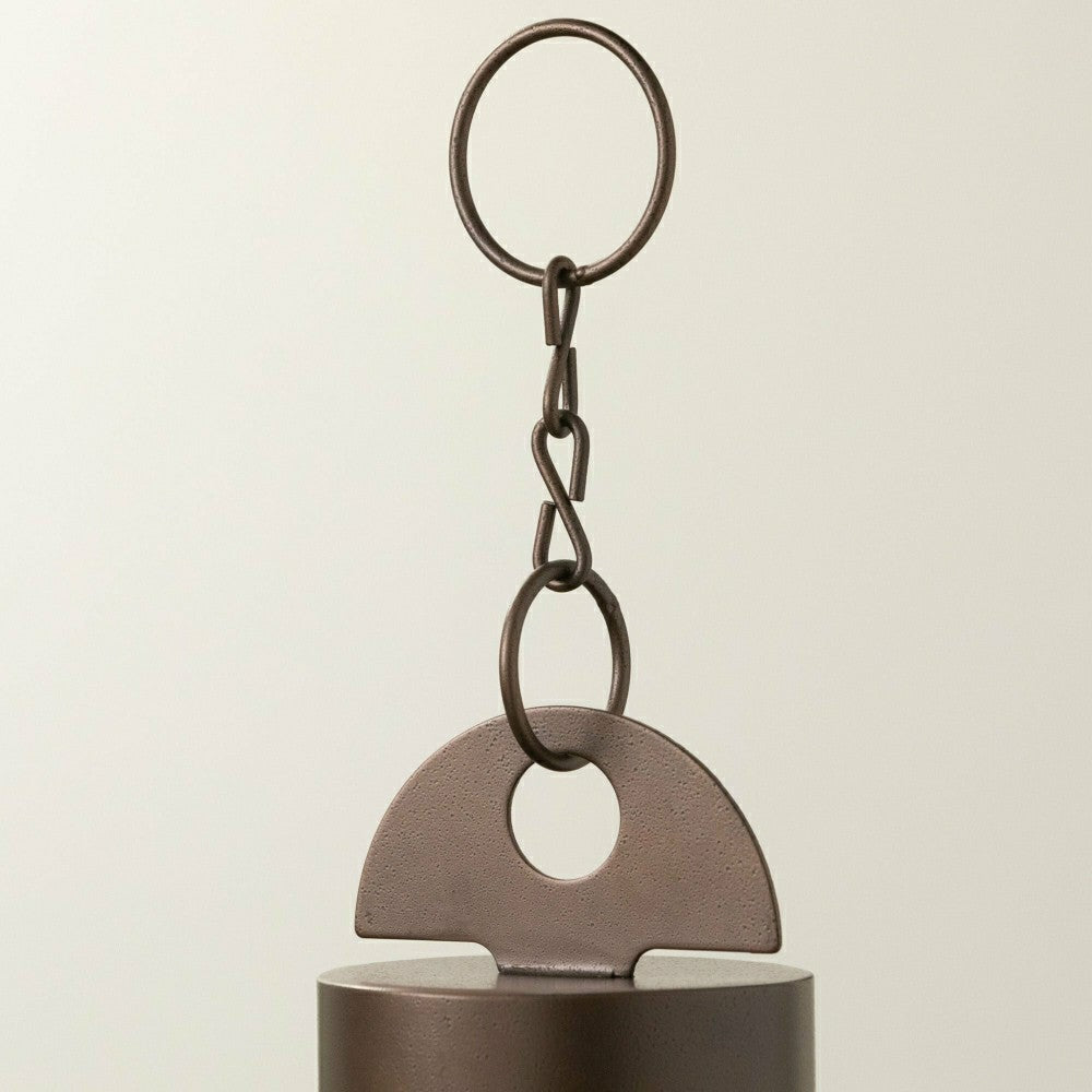 Plow & Hearth Heroic Windbell - Antique Copper LG