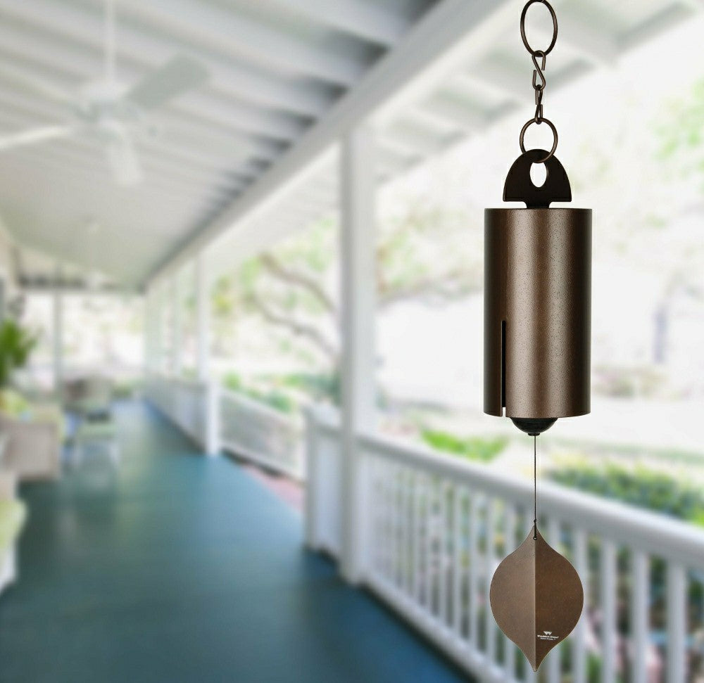 Plow & Hearth Heroic Windbell - Antique Copper LG