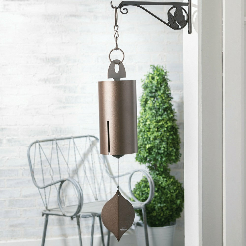 Plow & Hearth Heroic Windbell - Antique Copper LG