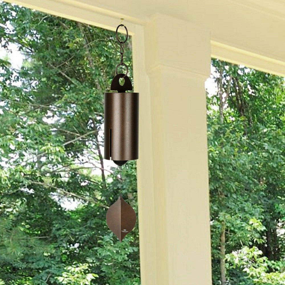 Plow & Hearth Heroic Windbell - Antique Copper LG