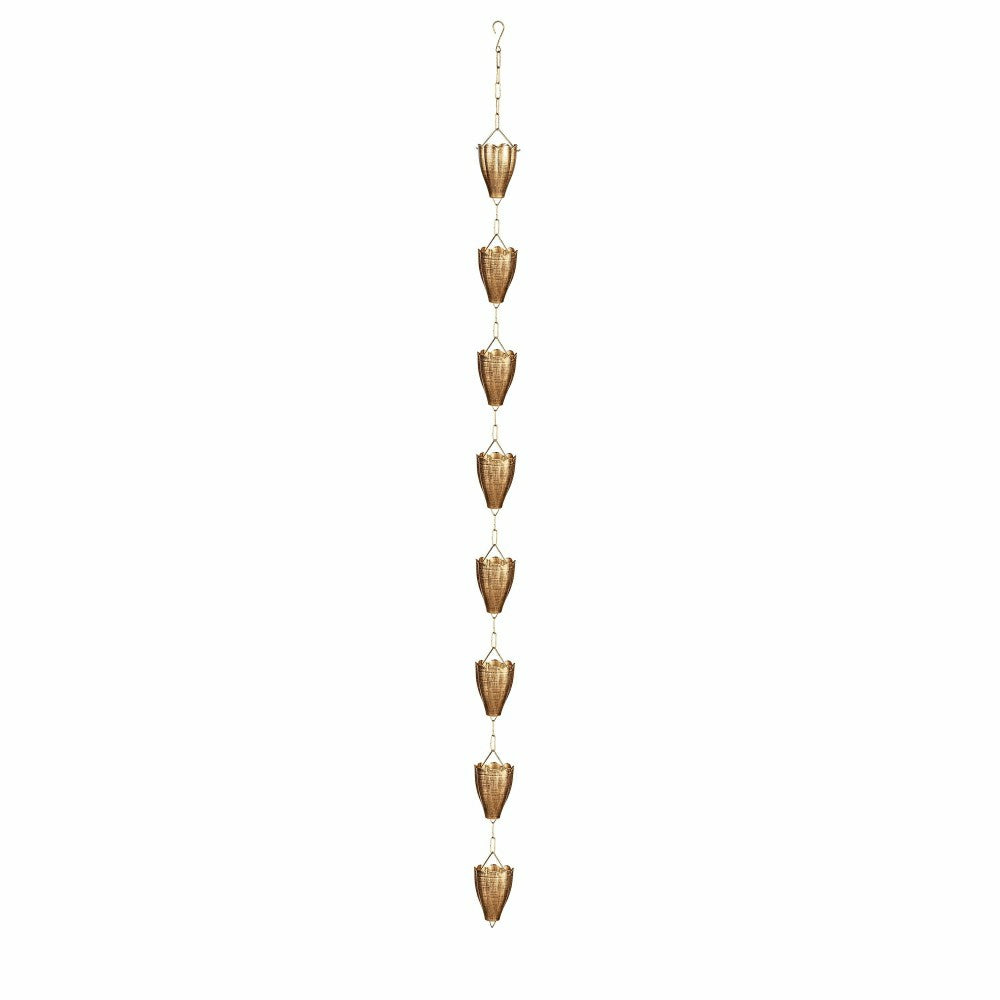 Plow & Hearth Tulip Hanging Garden Rain Chain