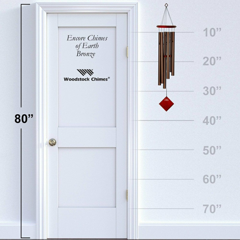 Plow & Hearth Woodstock Bronze Encore Chimes of Earth