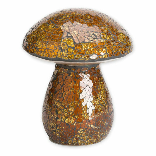 Plow & Hearth Glass Mosaic Mushroom Lawn Ornament