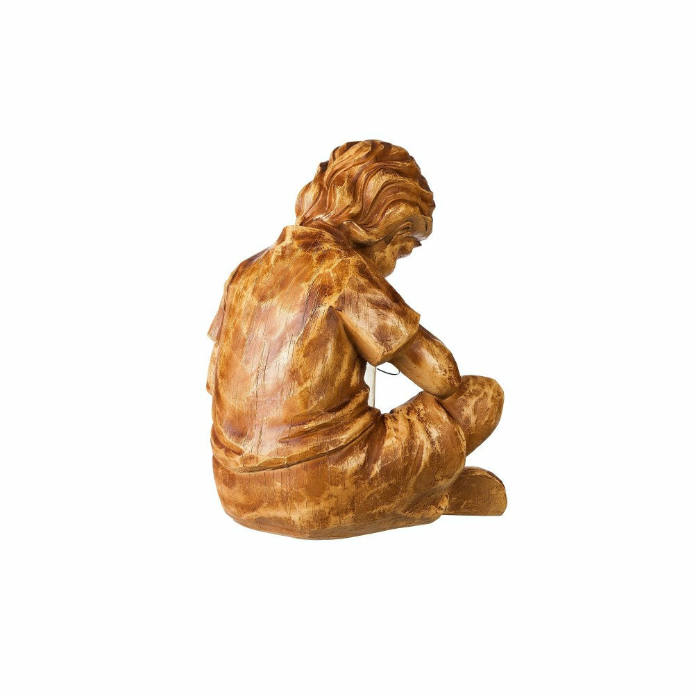 Plow & Hearth Boy with Firefly Statue