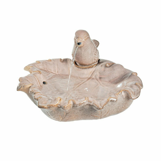 Plow & Hearth Ceramic Tabletop Bird Fountain