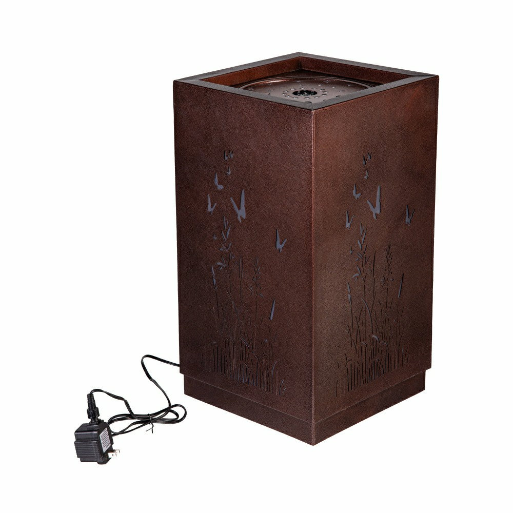 Plow & Hearth Indoor/Outdoor Lighted Butterfly Fountain