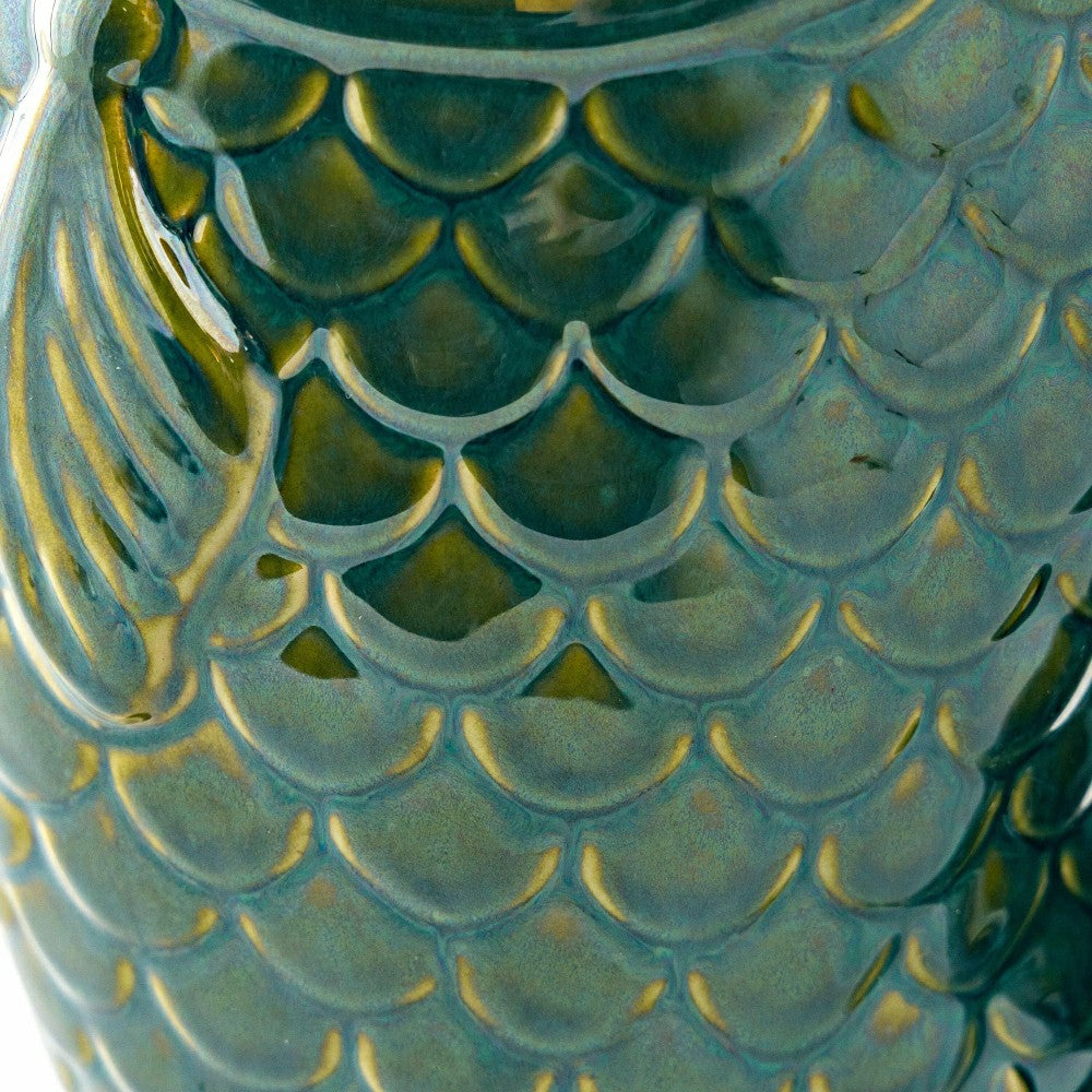 Plow & Hearth Ceramic Tabletop Fish Fountain
