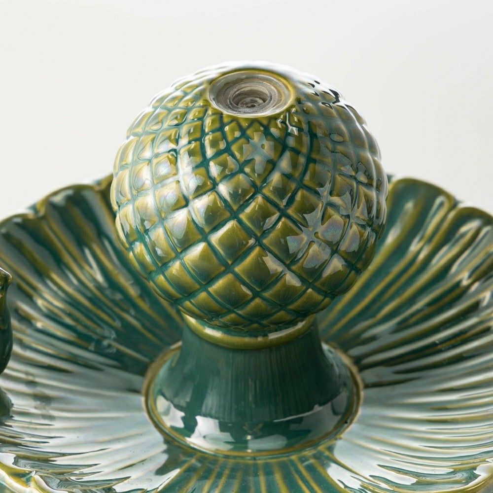Plow & Hearth Ceramic Tiered Bird Fountain