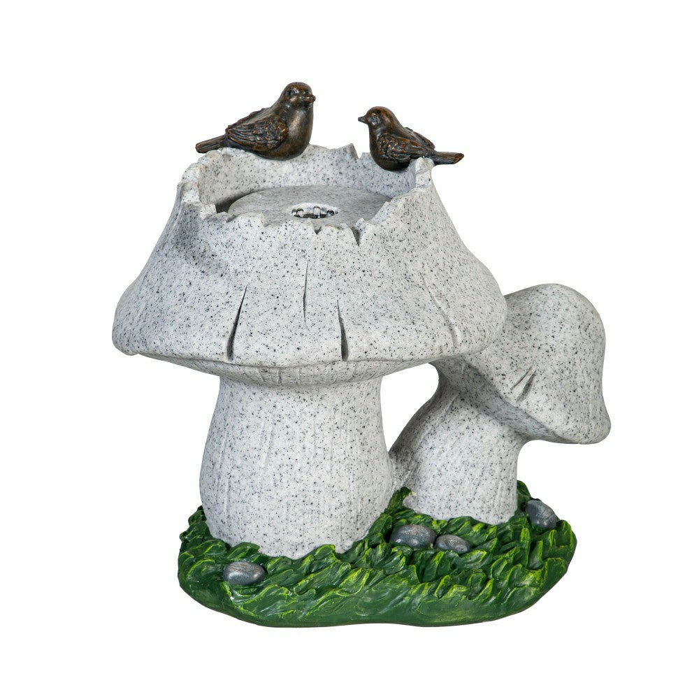 Plow & Hearth Birds on Mushroom Fountain