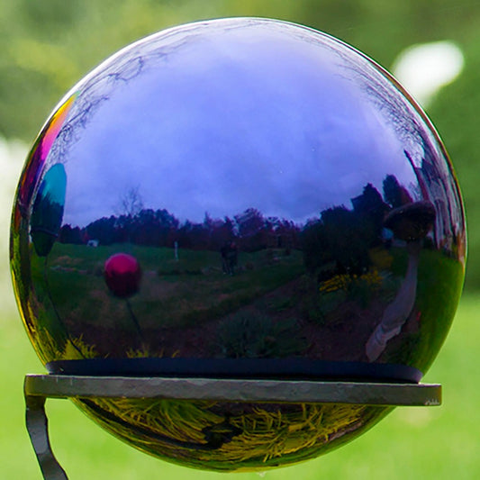 Plow & Hearth Stainless Steel Gazing Ball