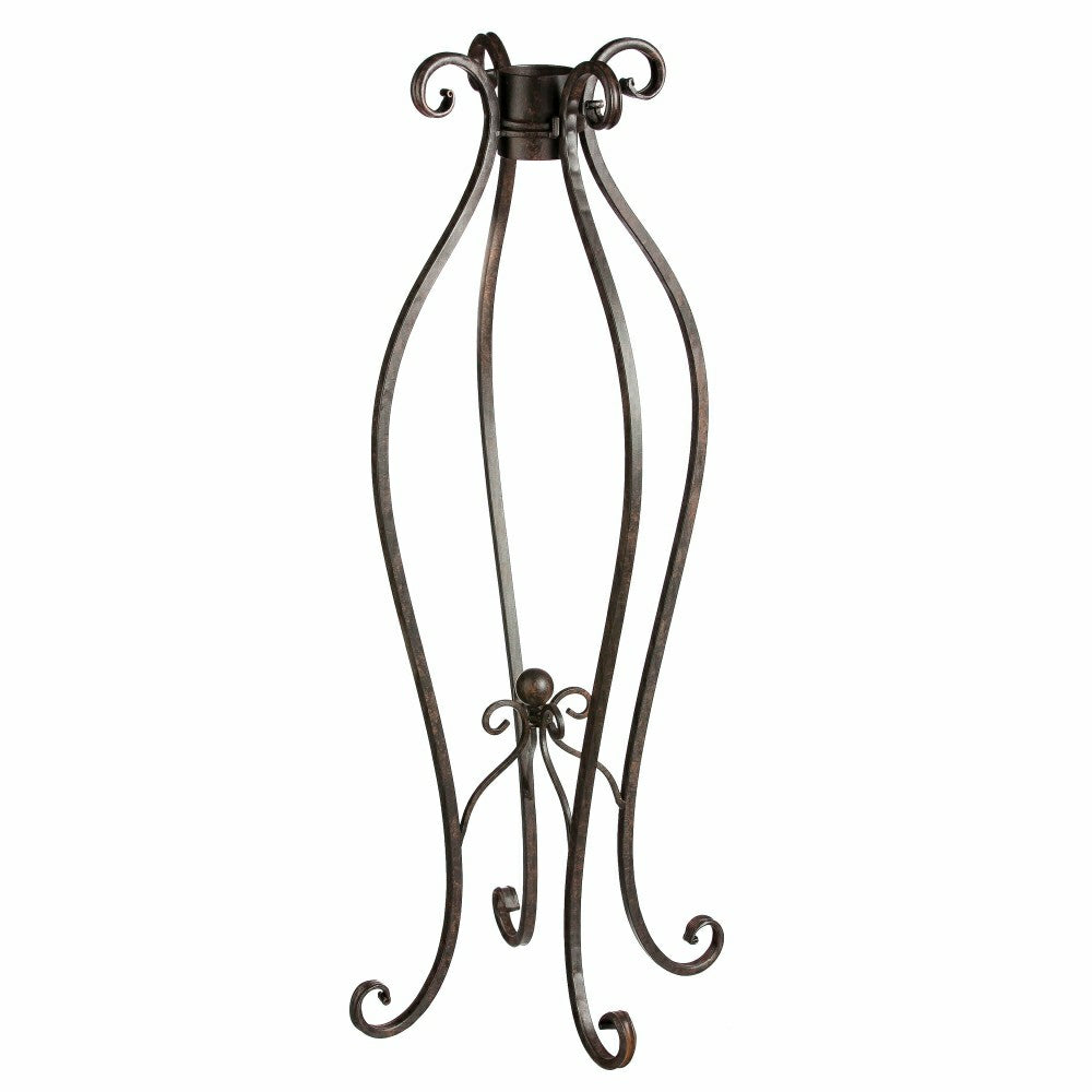 Plow & Hearth Curlicue Metal Gazing Ball Stand