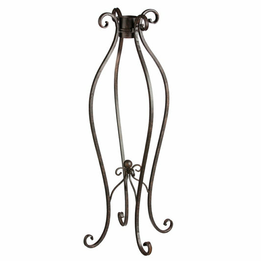 Plow & Hearth Curlicue Metal Gazing Ball Stand