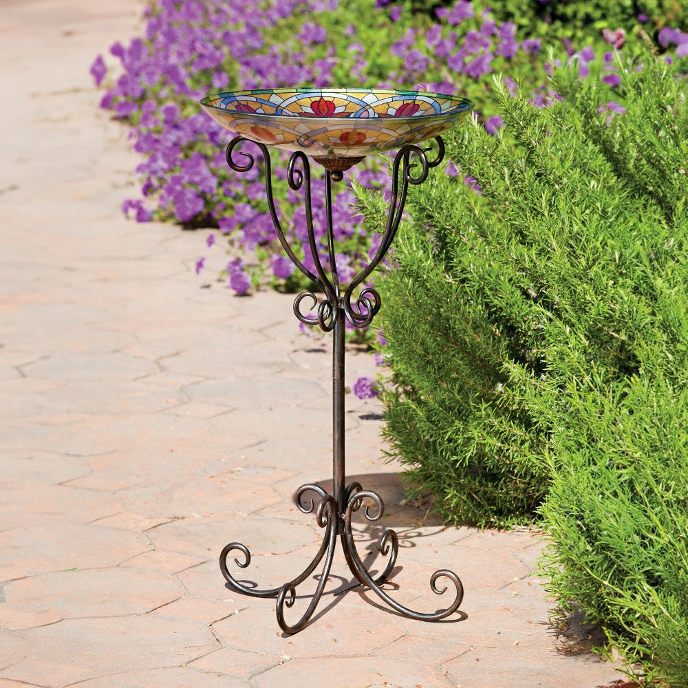 Plow & Hearth Versatile Metal Scroll Stand