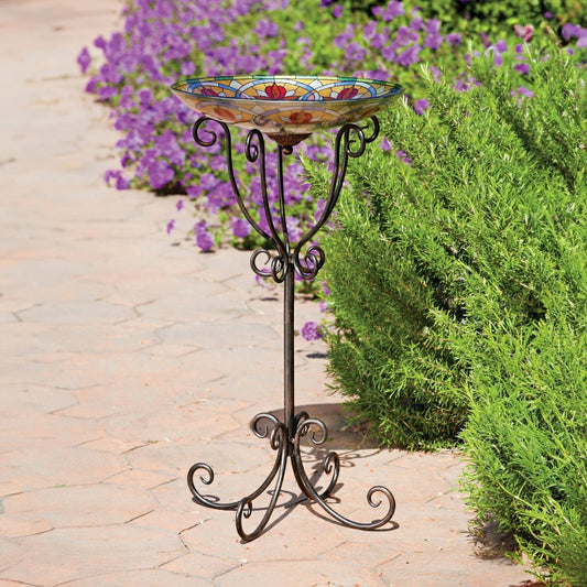 Plow & Hearth Versatile Metal Scroll Stand