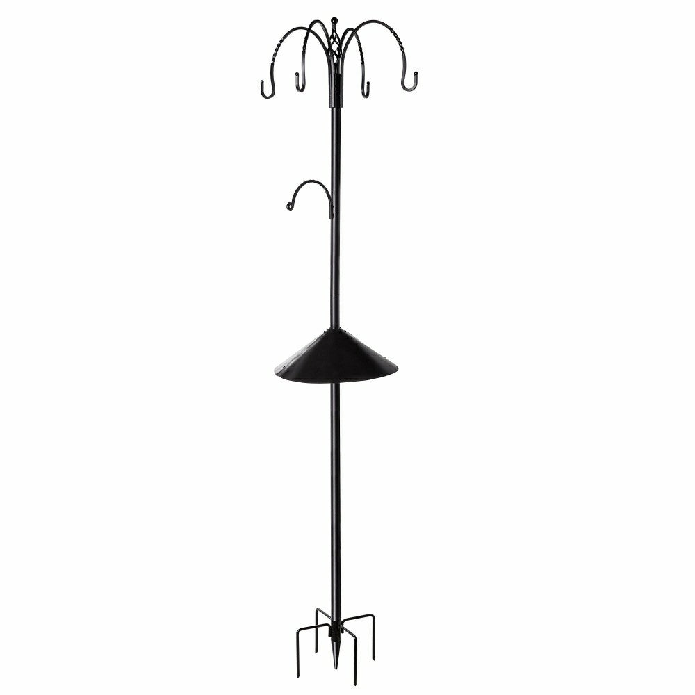 Plow & Hearth Ultimate Wild Bird Feeding Station with 5 Hooks