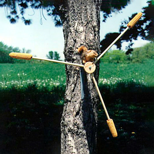 Plow & Hearth Squirrel-A-Whirl Spinning Squirrel Feeder