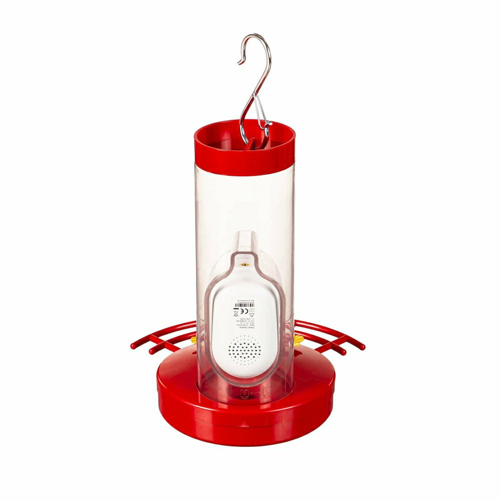 Plow & Hearth LED Smart Hummingbird Feeder with Camera