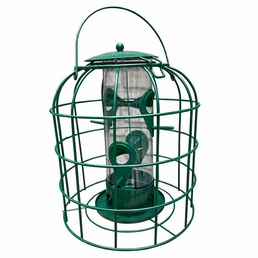 Plow & Hearth Squirrel Resistant Tube Bird Feeder