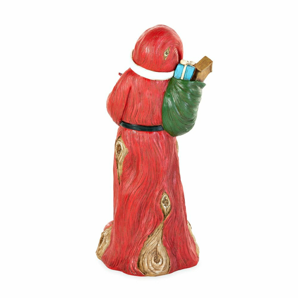 Plow & Hearth All-Weather Santa Bird Feeder Statue