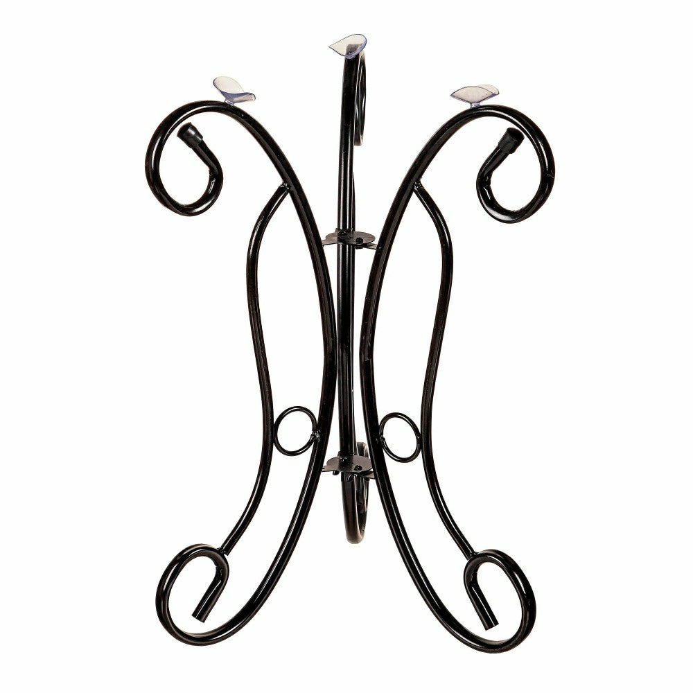 Plow & Hearth Collapsible Curlicue Birdbath Stand