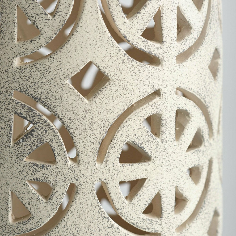 Plow & Hearth Aqua Crackle Glazed Ceramic Birdbath