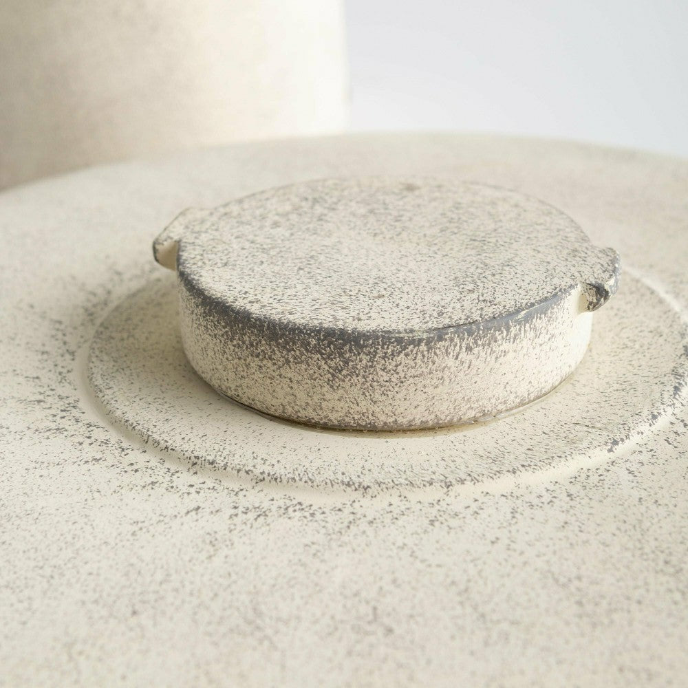 Plow & Hearth Aqua Crackle Glazed Ceramic Birdbath
