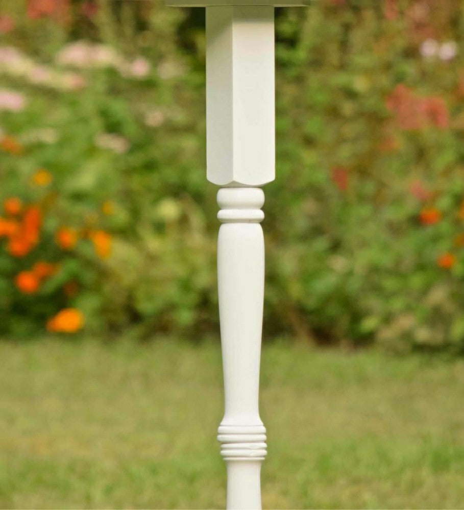 Plow & Hearth Turned Wood Pedestal Pole