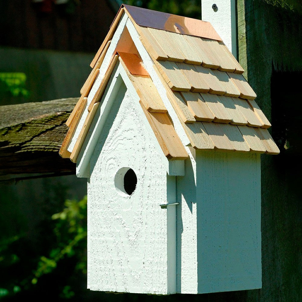 Plow & Hearth Bluebird Manor Cypress Birdhouse