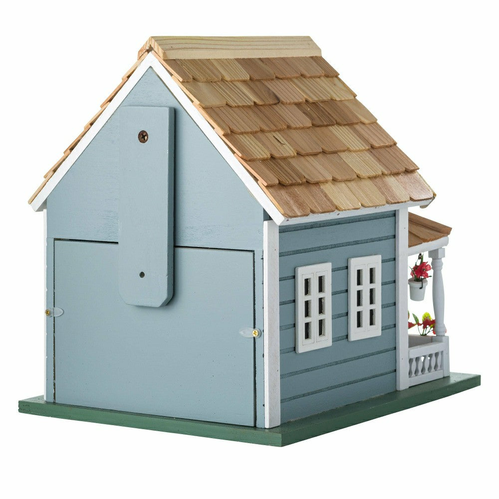 Plow & Hearth Blue Cottage Welcome Home Birdhouse