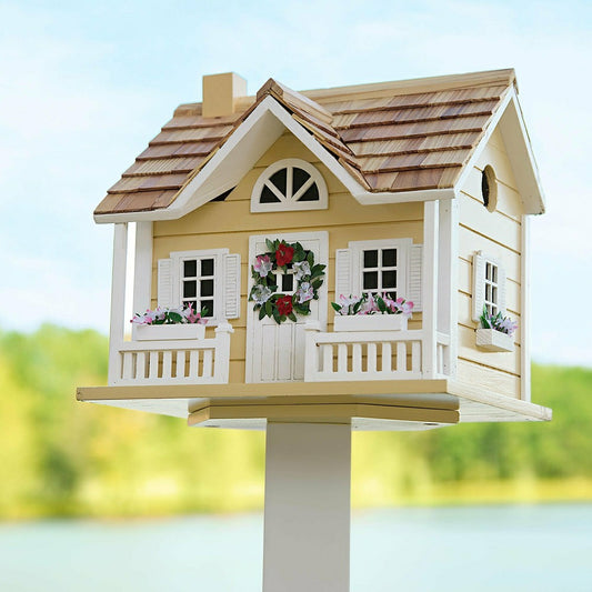 Plow & Hearth Wreath Cottage Birdhouse
