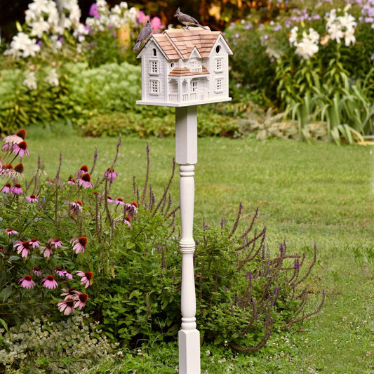 Plow & Hearth Kingsgate Cottage Lighted Birdhouse