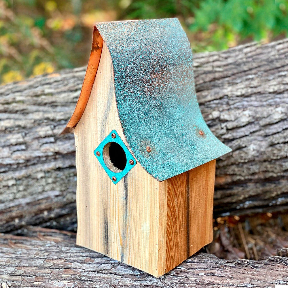 Plow & Hearth Shady Shed Cypress Birdhouse