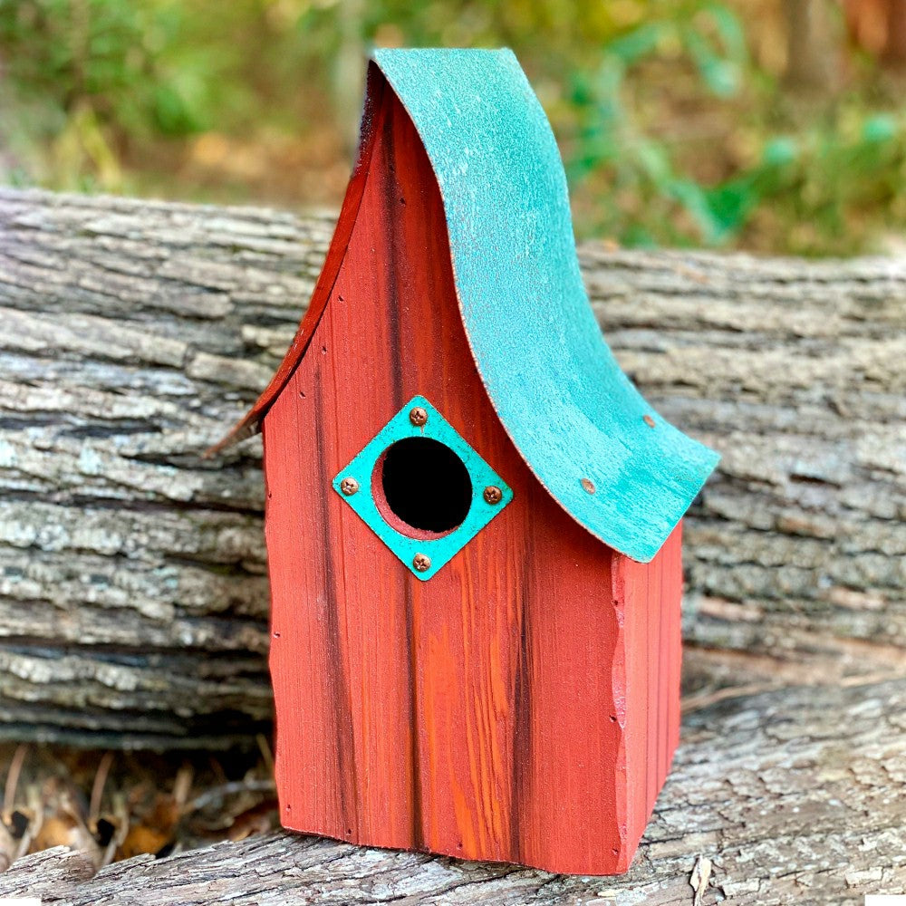 Plow & Hearth Shady Shed Cypress Birdhouse