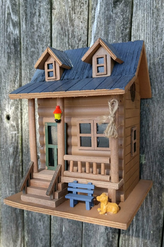Plow & Hearth Log Cabin Bird House