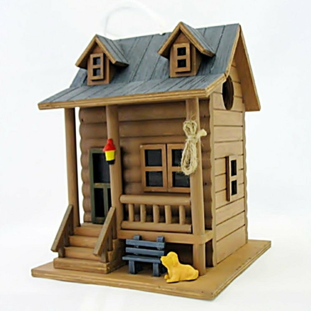 Plow & Hearth Log Cabin Bird House